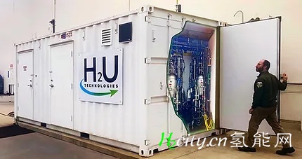 美国 H2U宣布氢气行业首款商用非铱PEM电解槽