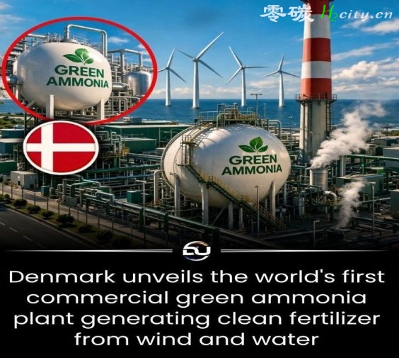 丹麦开创性地开设了全球首家商用绿色氨工厂