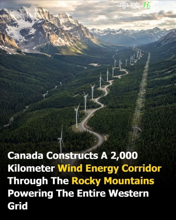 Canada : 2000Km Wind Energy corridor